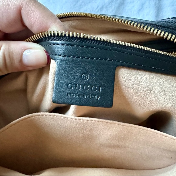 Gucci Ophidia Crossbody in navy blue - Picture 11 of 13